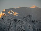 05 Annapurna III Close Up At Sunrise Climbing From Col Camp To The Chulu Far East Summit 